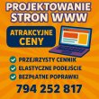 Projekty stron www, Wordpress/ Bez zaliczki/ Bezpłatne poprawki